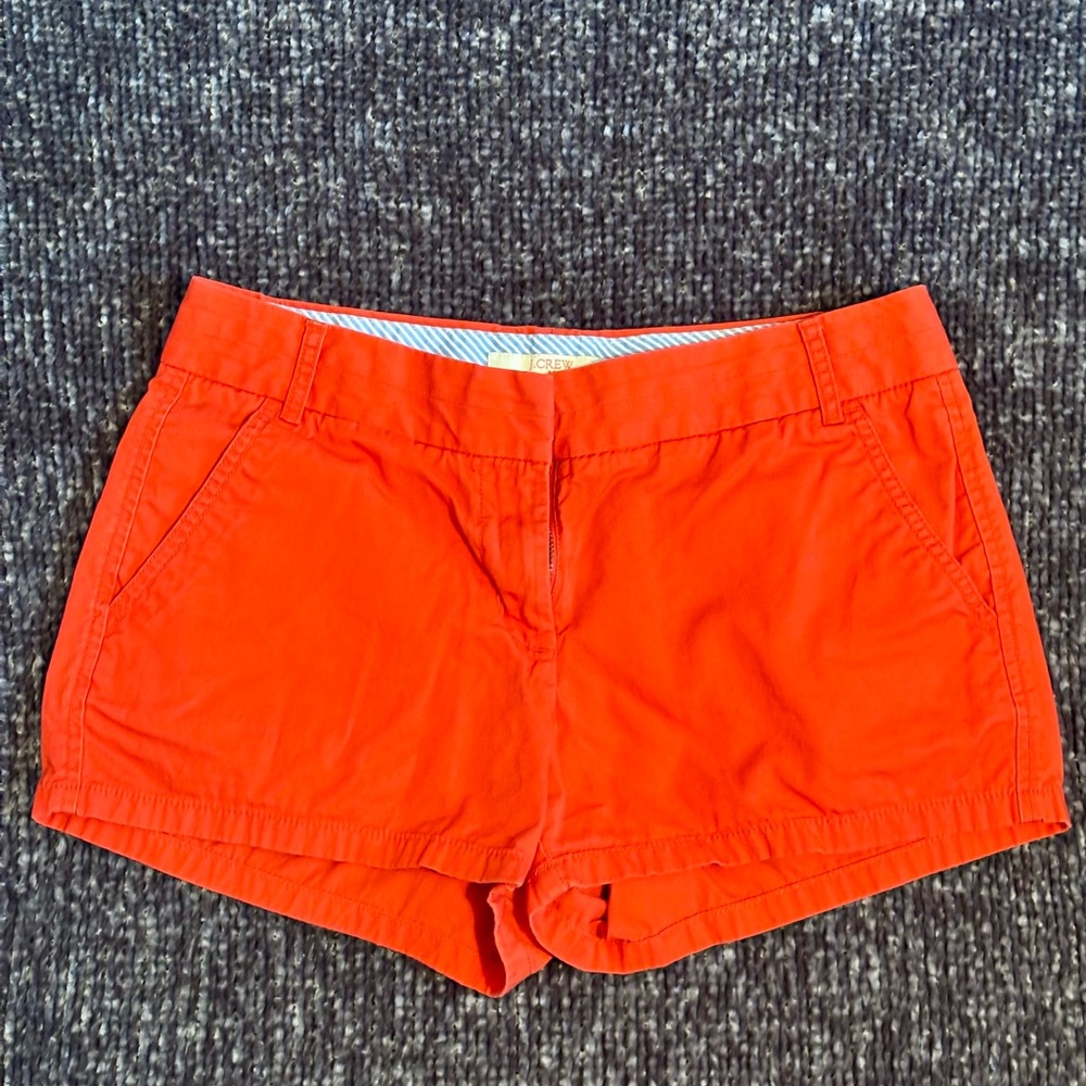 4 - J Crew Vibrant Orange Women's Shorts